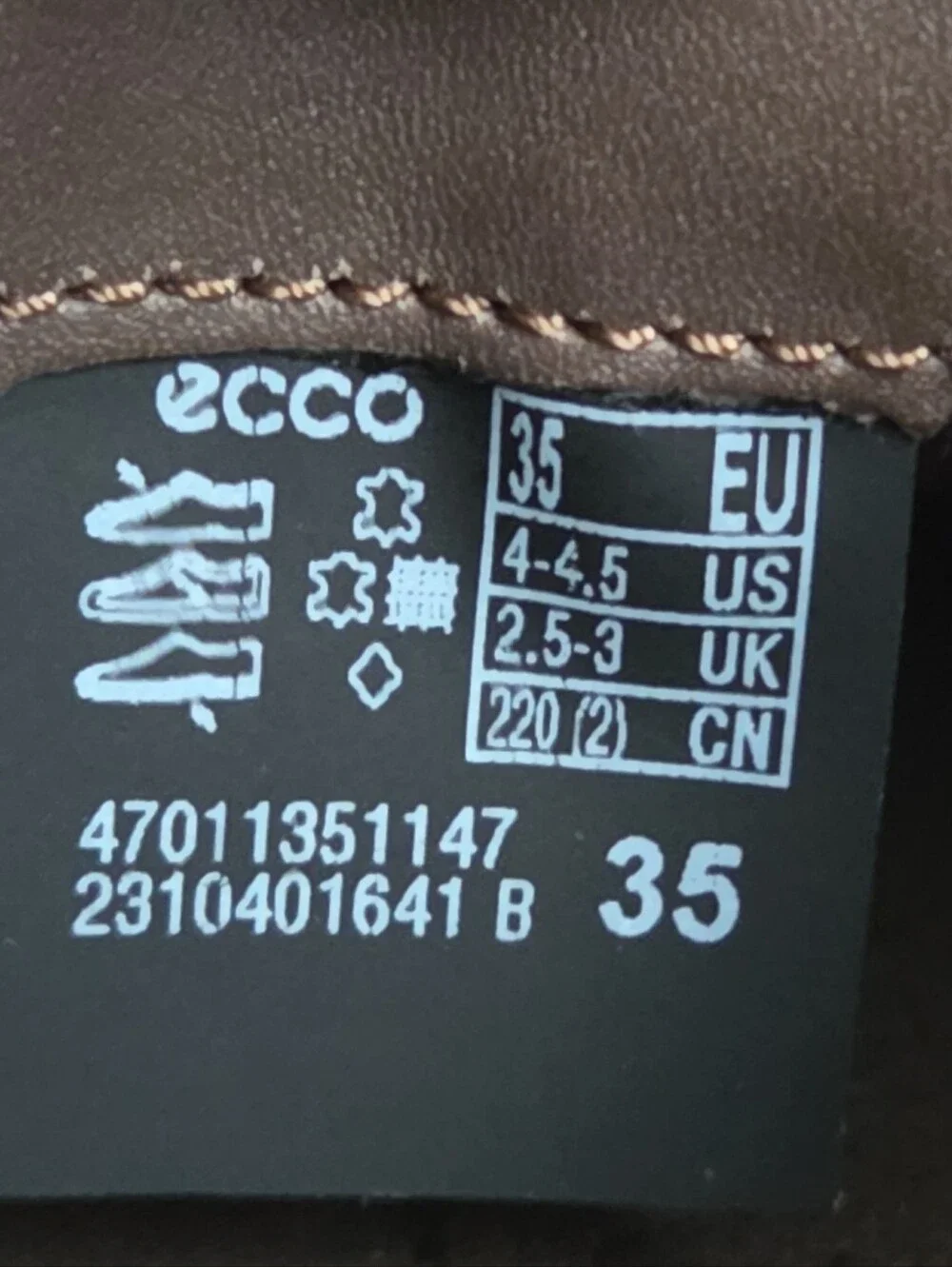 ECCO Soft 7 Woven Stone Metallic Leather Slip On 2.0 Sneaker Size 4/4.5